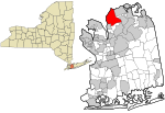 Nassau County New York incorporated and unincorporated areas Glen Cove highlighted